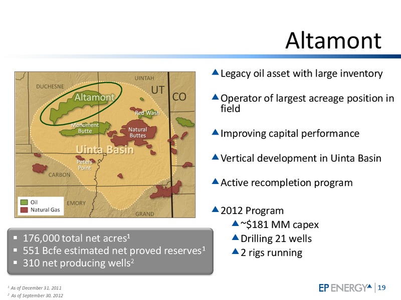 INVESTOR PRESENTATION – EP Energy Corp – slide 18