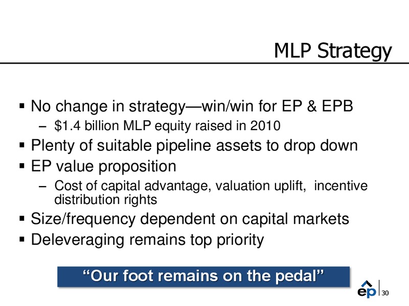 2011 Guidance Update Call – EP Energy Corp – slide 29