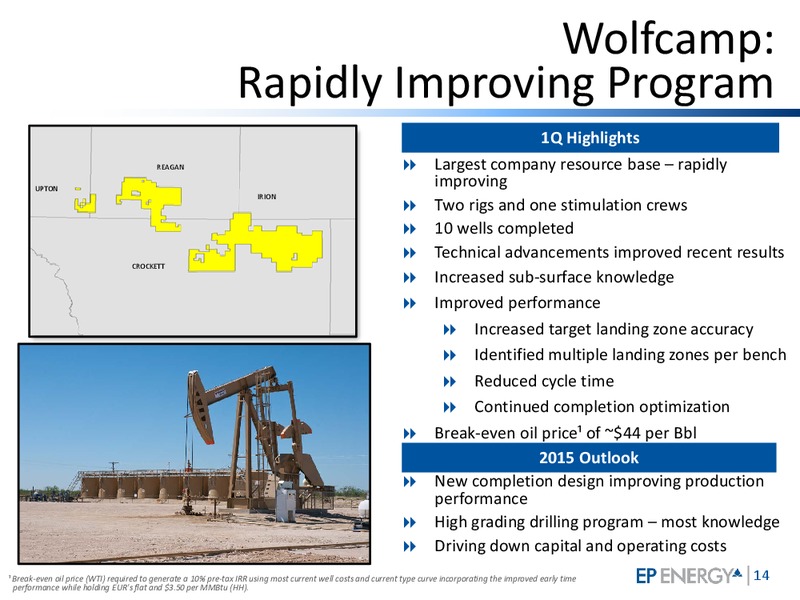June 2015 Investor Presentation – EP Energy Corp – slide 13