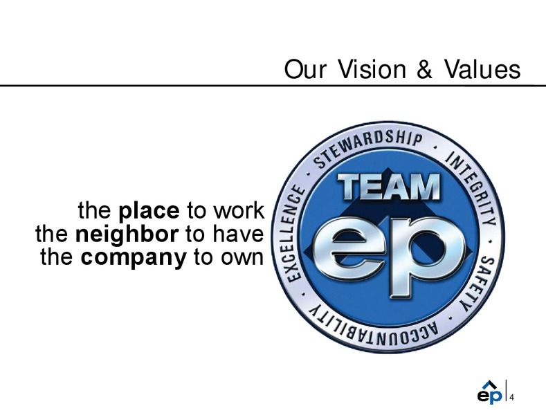 Barclays Capital CEO Energy Power Conference – EP Energy Corp – slide 3
