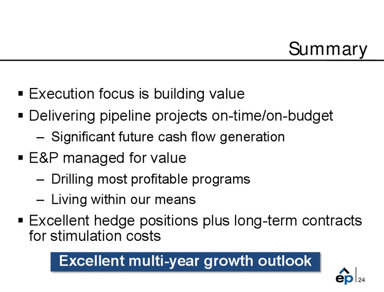 Barclays Capital CEO Energy Power Conference – EP Energy Corp – slide 23