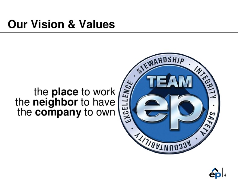 Q3 2009 Earnings Call – EP Energy Corp – slide 3