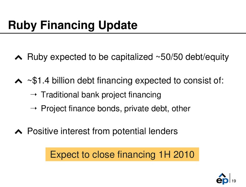 Q3 2009 Earnings Call – EP Energy Corp – slide 18