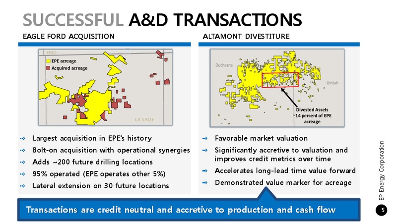 January 2018 Investor Presentation – EP Energy Corp – slide 4