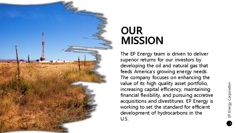 3Q 2018 Investor Presentation – EP Energy Corp – slide 2