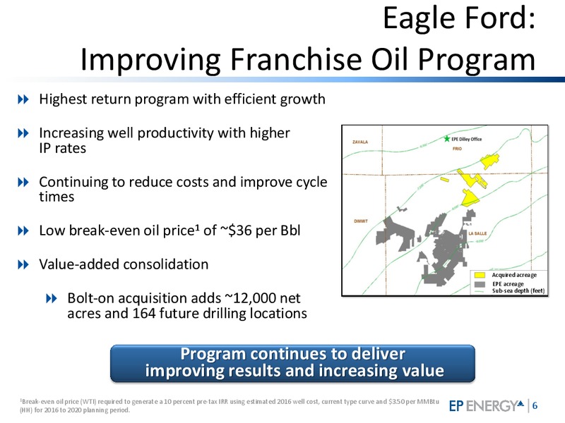 Barclays Capital CEO Energy Power Conference – EP Energy Corp – slide 5