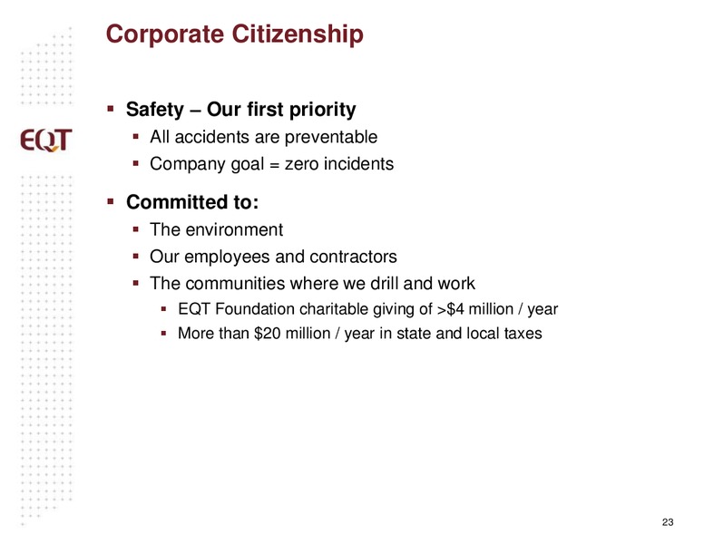 March 2015 Analyst Presentation – EQT Corp – slide 20