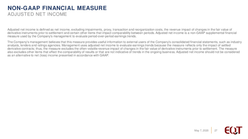 1Q 2020 Earnings Presentation – EQT Corp – slide 26