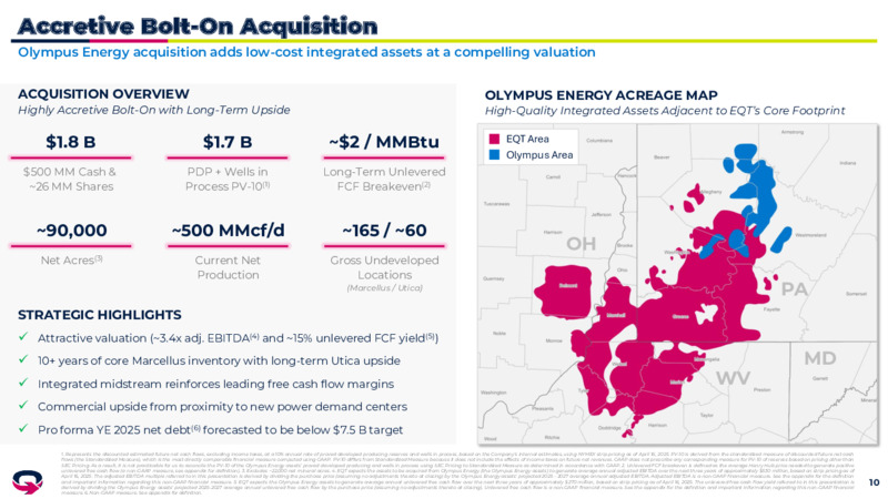 1Q 2025 Earnigns Results – EQT Corp – slide 9
