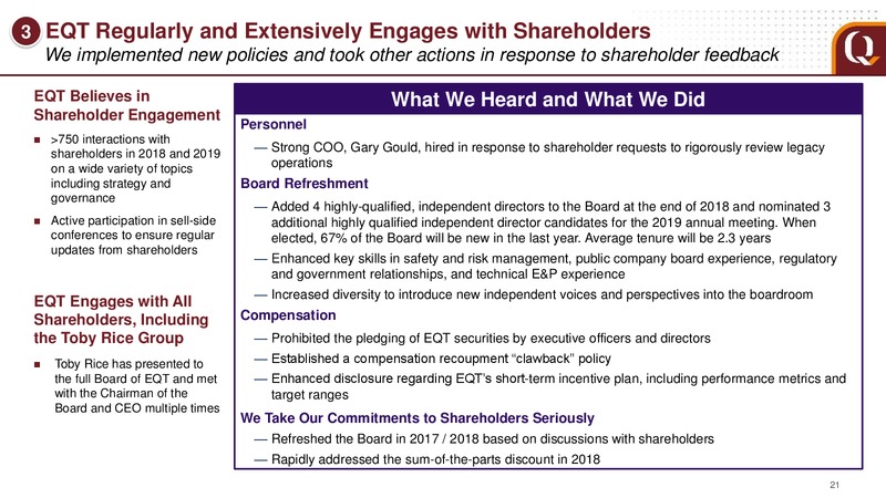 June 2019 Investor Presentation – EQT Corp – slide 21