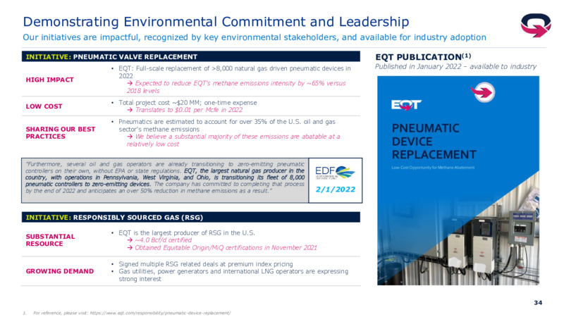 2Q 2022 Earnings Presentation – EQT Corp – slide 33