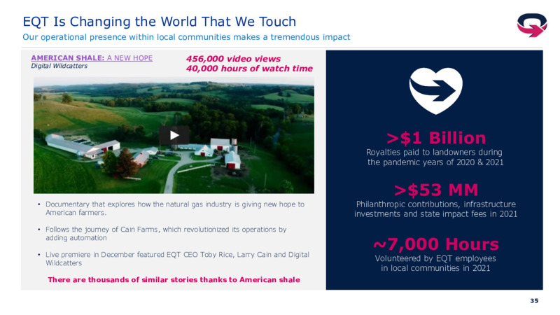 2Q 2022 Earnings Presentation – EQT Corp – slide 34