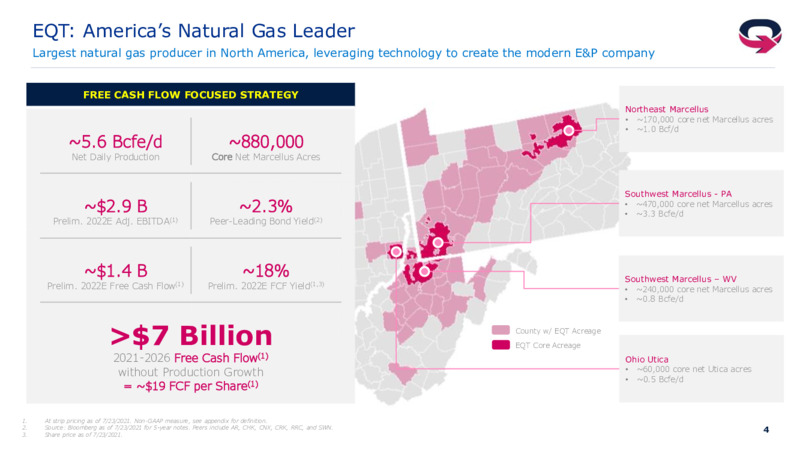 2Q 2021 Investor Presentation – EQT Corp – slide 3