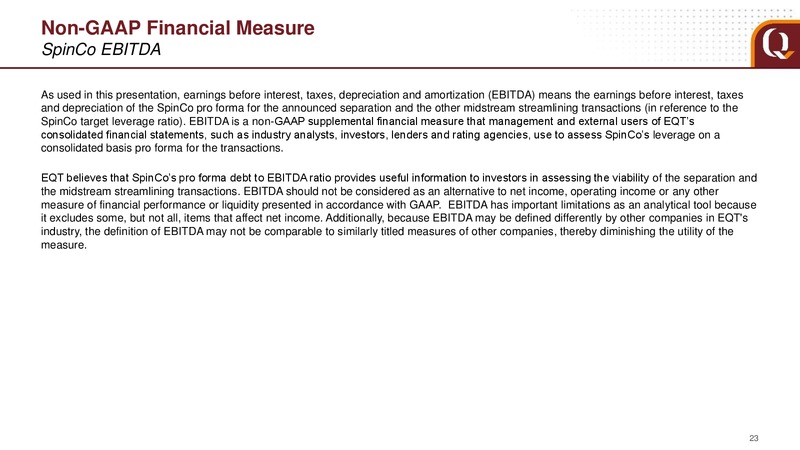 August 2018 Analyst Presentation – EQT Corp – slide 20