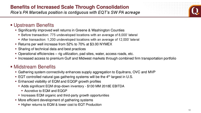 October 2017 Rice Energy Acquisition – EQT Corp – slide 7