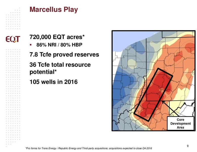 Q3 2016 Analyst Presentation – EQT Corp – slide 6