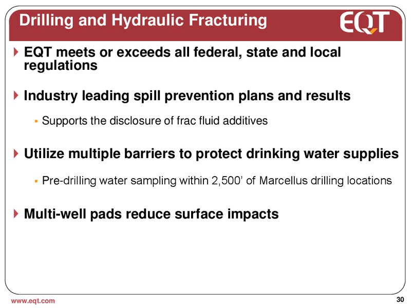 February 2013 Analyst Presentation – EQT Corp – slide 27