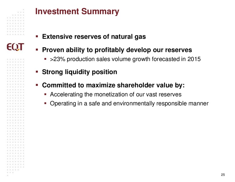 May 2015 Analyst Presentation – EQT Corp – slide 22