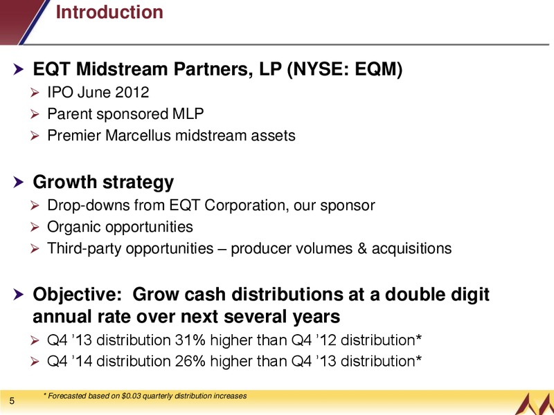 July 2013 Investor Presentation – EQT Midstream Partners Lp – slide 2