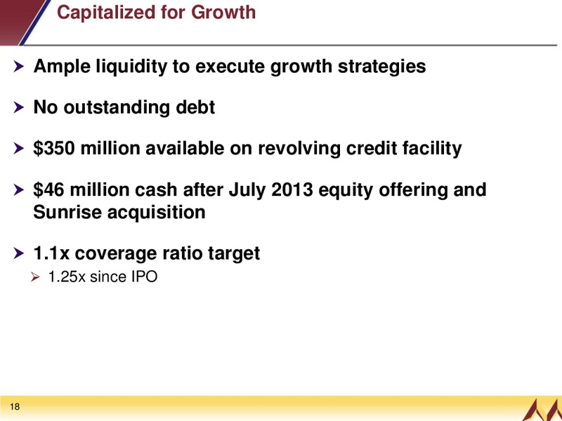 July 2013 Investor Presentation – EQT Midstream Partners Lp – slide 15