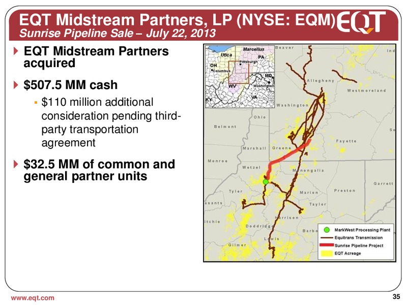 Q2 2013 EARNINGS CALL – EQT Corp – slide 33