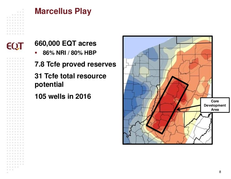 Q2 2016 Analyst Presentation – EQT Corp – slide 6