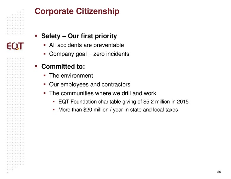 EnerCom The Oil & Gas Conference – EQT Corp – slide 18