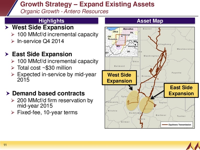 MARCH 2015 INVESTOR PRESENTATION – EQT Midstream Partners Lp – slide 10