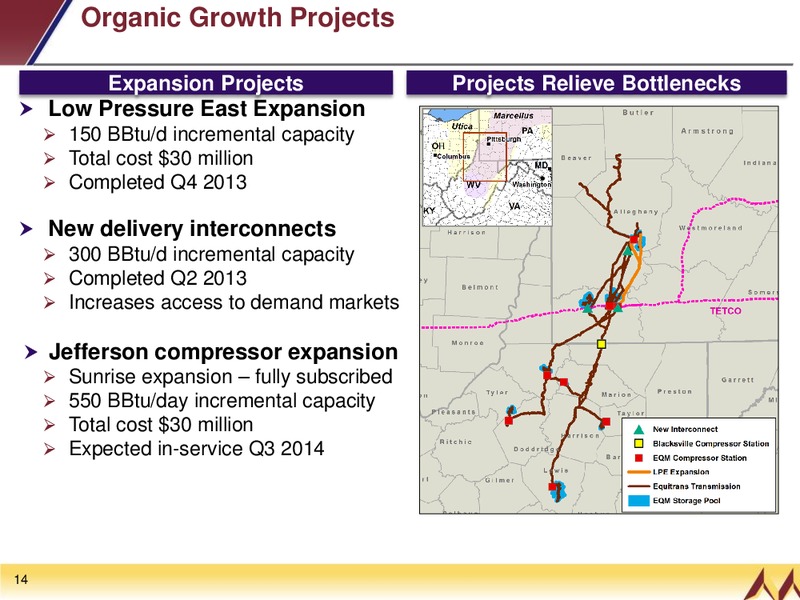 INVESTOR PRESENTATION – EQT Midstream Partners Lp – slide 13