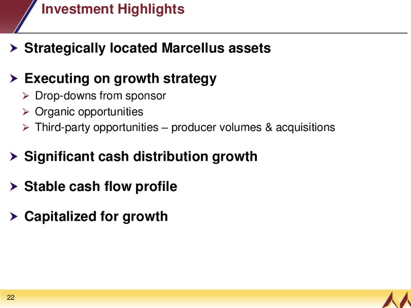 INVESTOR PRESENTATION – EQT Midstream Partners Lp – slide 21