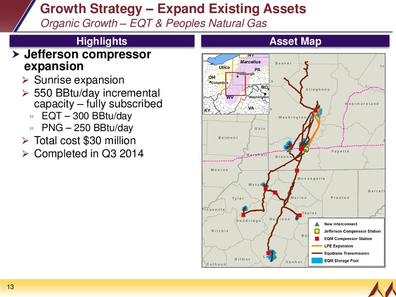 INVESTOR PRESENTATION – EQT Midstream Partners Lp – slide 12