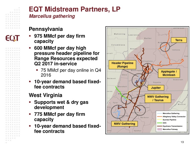February 2017 Analyst Presentation – EQT Midstream Partners Lp – slide 12