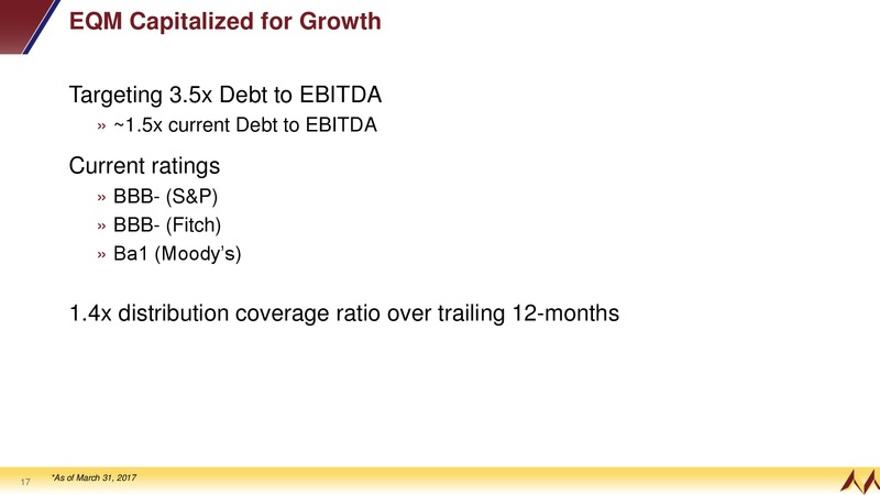 April 2017 Investor Presentation – EQT Midstream Partners Lp – slide 15