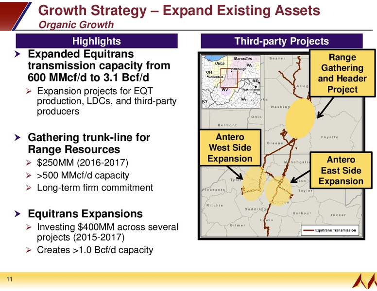 JULY 2015 INVESTOR PRESENTATION – EQT Midstream Partners Lp – slide 8