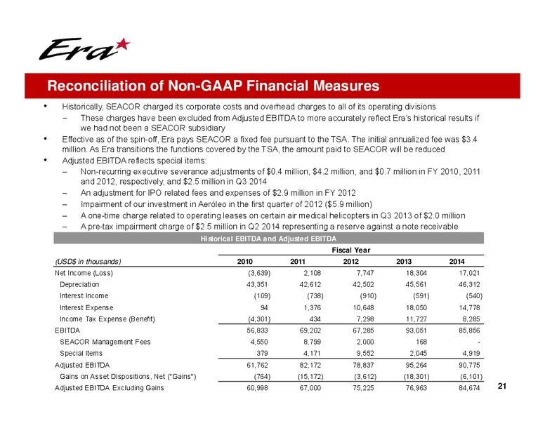 SCOTIA HOWARD WEIL ENERGY CONFERENCE – Era Helicopters – slide 21
