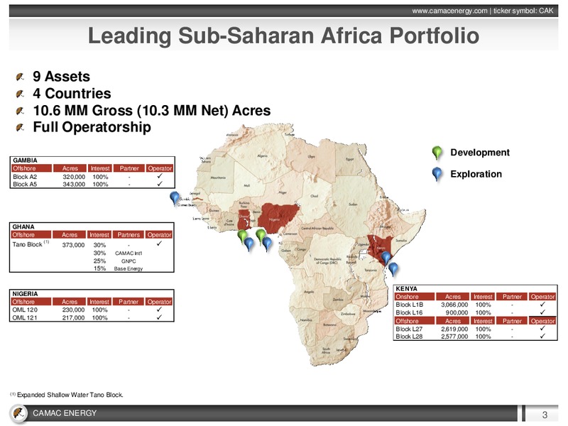 OGIS New York – Erin Energy Corp. – slide 2