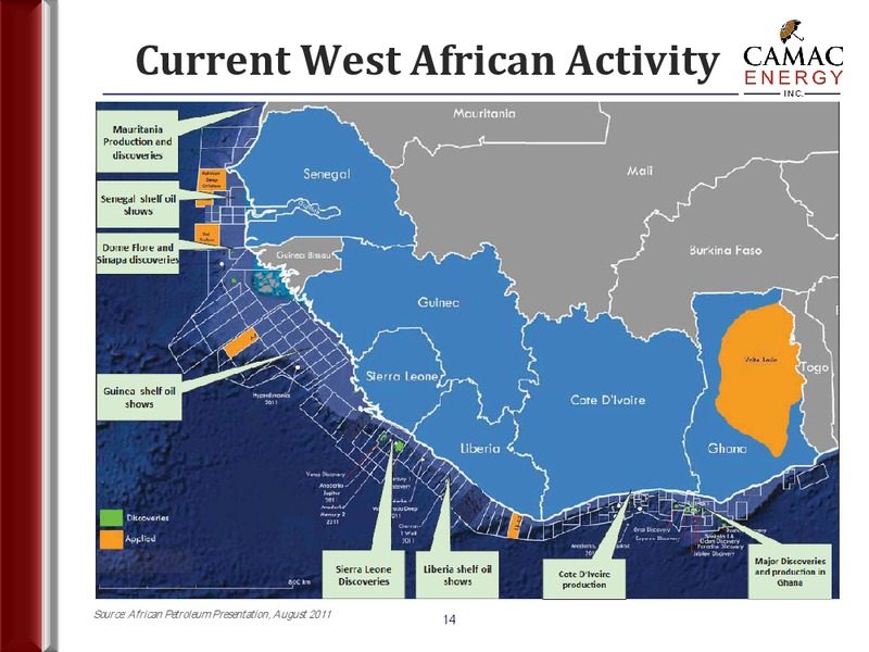 RODMAN & RENSHAW ANNUAL GLOBAL INVESTMENT CONFERENCE – Erin Energy Corp. – slide 13