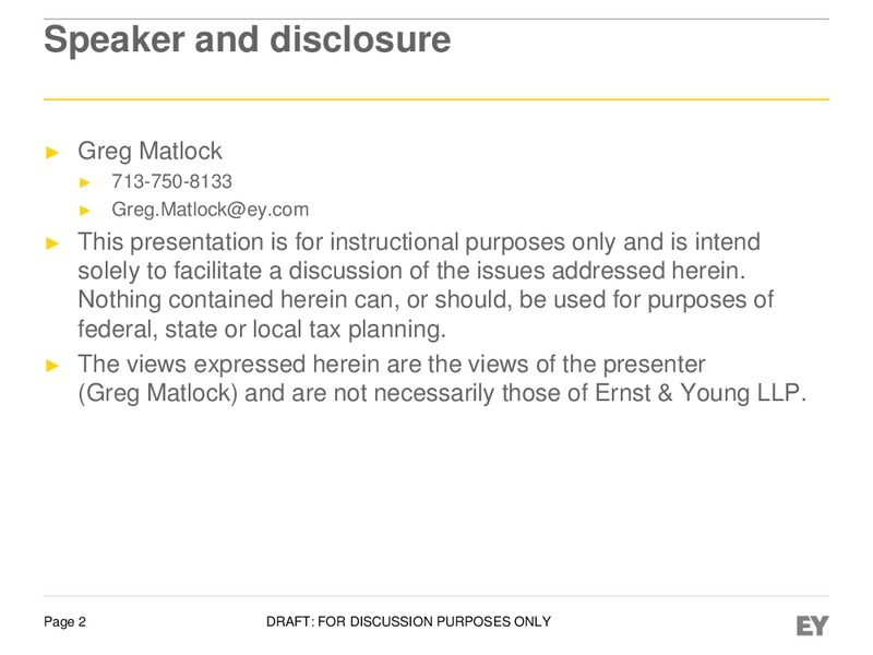 Certain tax considerations – Ernst and Young – slide 2
