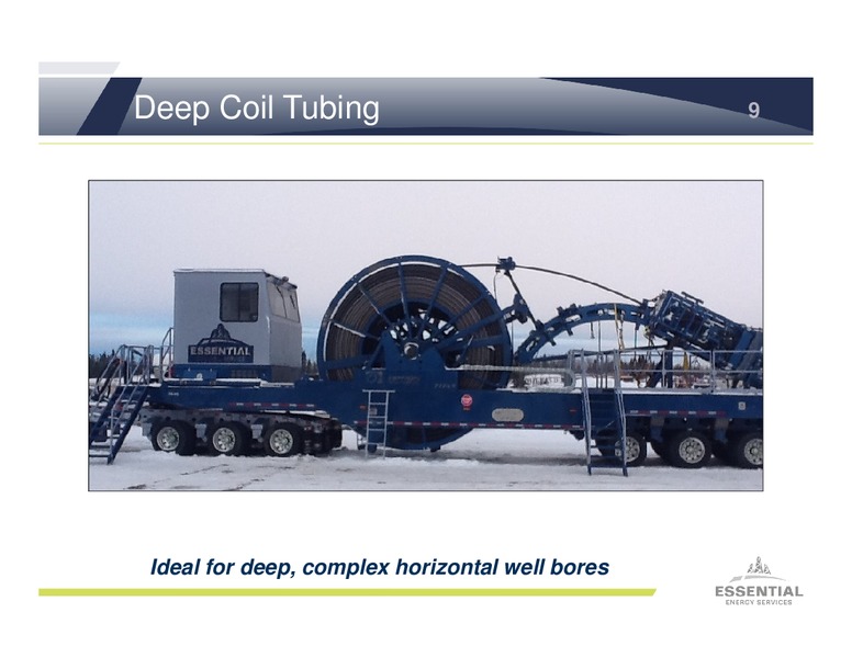 SEPTEMBER 2013 INVESTOR PRESENTATION – Essential Energy Services – slide 8