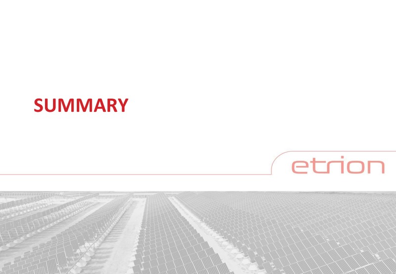 CORPORATE PRESENTATION – Etrion Corporation – slide 30