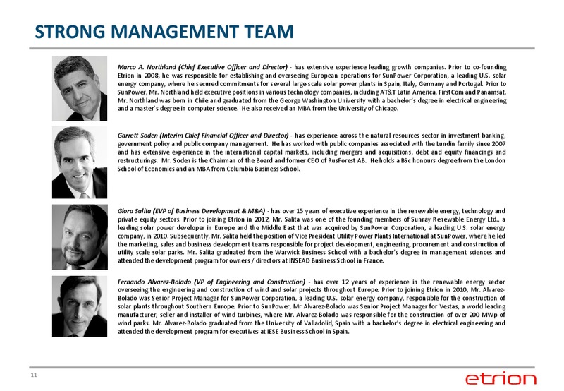 Corporate Presentation – Etrion Corporation – slide 10