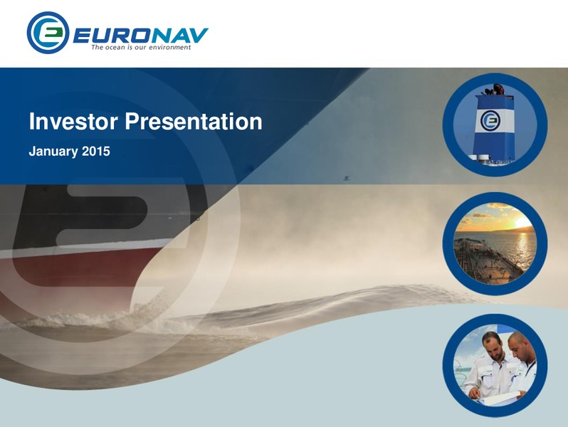 INVESTOR PRESENTATION – Euronav – slide 1