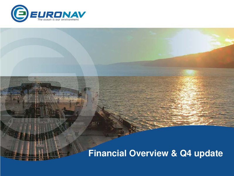 INVESTOR PRESENTATION – Euronav – slide 18