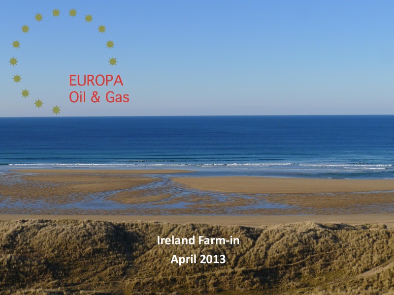 IRELAND FARM IN – Europa Oil and Gas – slide 1