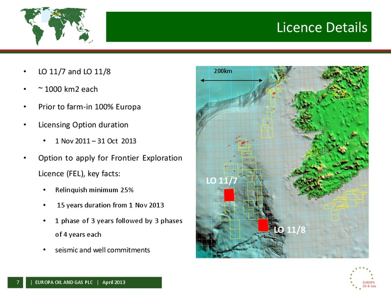 APRIL 2013 CORPORATE PRESENTATION – Europa Oil and Gas – slide 6