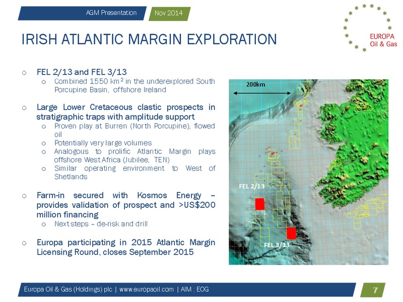 AGM Presentation – Europa Oil and Gas – slide 6