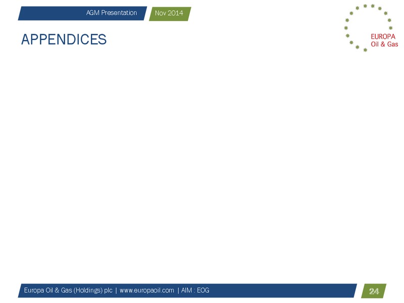 AGM Presentation – Europa Oil and Gas – slide 23