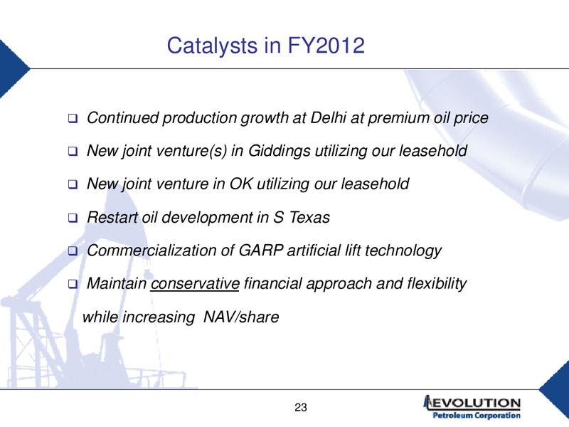 GLOBAL HUNTER SECURITIES CONFERENCE – Evolution Petroleum Corp. – slide 22