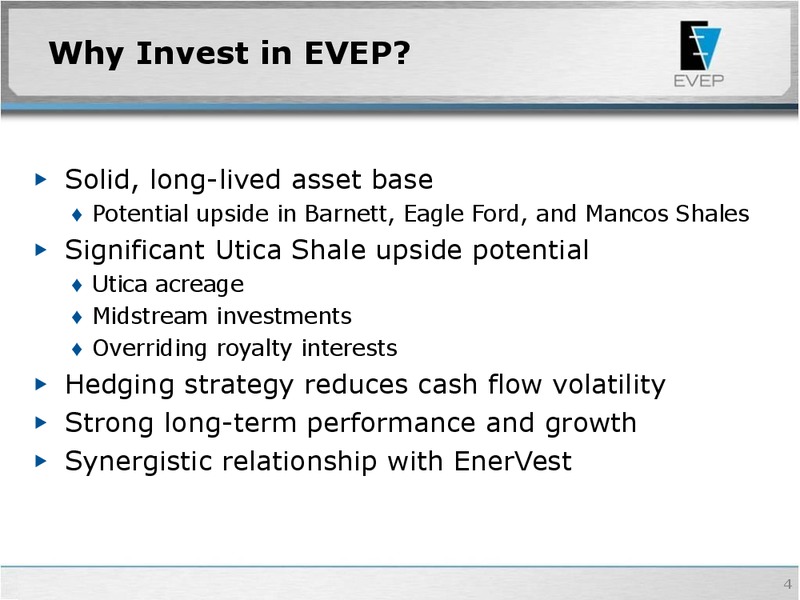 Citi 2014 MLP Midstream Infrastructure Conference – EV Energy Partners Lp – slide 3
