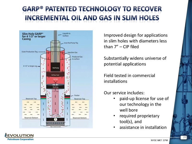 IPAA OGIS SAN FRANCISCO 2014 – Evolution Petroleum Corp. – slide 19